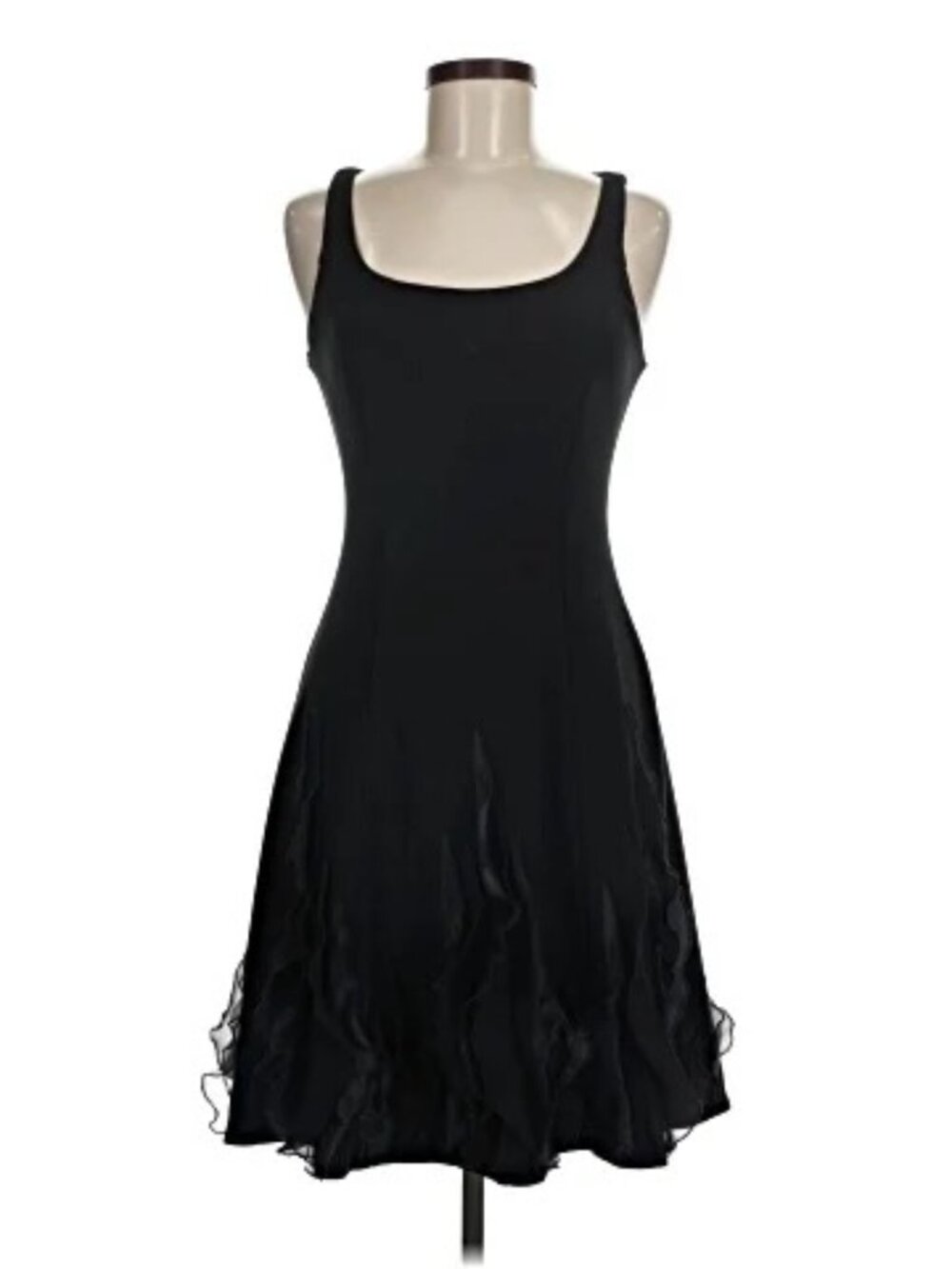 Joseph Ribkoff NWT Black Flounce Cocktail Dress size 14